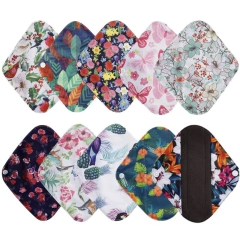 Imagem do Absorvente de pano feminino - menstrual - fluxo regular - toque seco