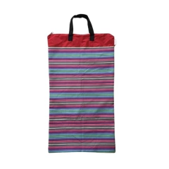 Sacola saco impermeável de lavanderia (tamanho 40x70cm) com fecho de zíper e alça dupla - comprar online