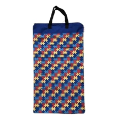 Sacola saco impermeável de lavanderia (tamanho 40x70cm) com fecho de zíper e alça dupla na internet