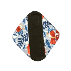 Absorvente de pano feminino - menstrual - fluxo regular - toque seco na internet