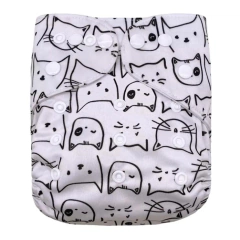 Fralda de pano ecológica moderna tamanho especial (veste de 8 a 25kg) na internet