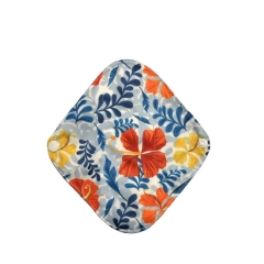Absorvente de pano feminino - menstrual - fluxo regular - toque seco - comprar online