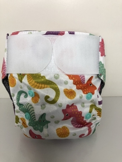 Fralda de pano ecológica reutilizável tamanho recém nascido (até 6kg) Amor & Co - Loja Cantinho da Dani