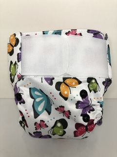 Fralda de pano ecológica reutilizável tamanho recém nascido (até 6kg) Amor & Co