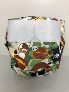 Fralda de pano ecológica reutilizável tamanho recém nascido (até 6kg) Amor & Co - comprar online