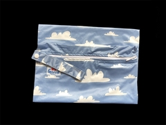 Sacola impermeável de pul estampado tamanho 30x40cm - loja online