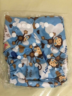 Imagem do Sacola impermeável de pul estampado tamanho 30x40cm