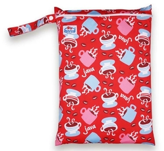 Sacola impermeável de pul estampado tamanho 30x40cm na internet