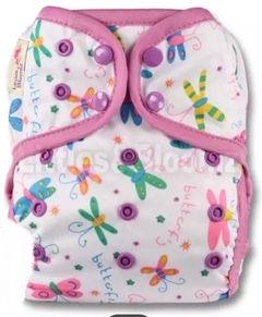 Capa de fralda de pano ecológica Littles & Bloomz dupla barreira - Loja Cantinho da Dani