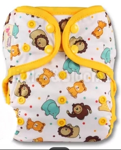 Capa de fralda de pano ecológica Littles & Bloomz dupla barreira