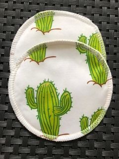 Absorventes laváveis reutilizáveis para seios (amamentação) - tecido absorvente + tecido impermeável