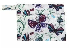 Sacola impermeável de pul estampado tamanho 14x18cm para pequenas peças (roupas de banho, biquinis, sungas, absorventes - Loja Cantinho da Dani
