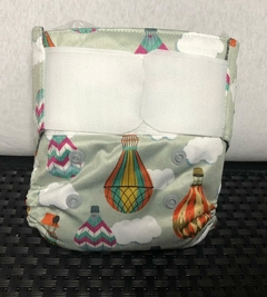 Fralda de pano ecológica reutilizável tamanho recém nascido (até 6kg) Amor & Co