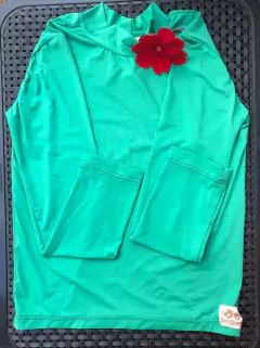 Blusa de lycra com proteção solar 50
