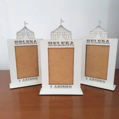 Porta-retrato - Tema Circo Personalizado em MDF Branco (cópia) - comprar online