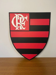 Escudo Flamengo - Em Alto Relevo 60x50cm