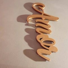 Palavra Decorativa De Parede Amor - Mdf 6mm Pintada - 60cm - comprar online