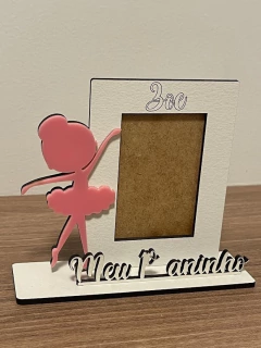 Mini Porta Retrato de MDF - Tema Bailarina - Foto 7,5x5cm na internet