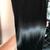 Imagem do Aplique Preto de Cabelo Orgânico tic tac 70 cm
