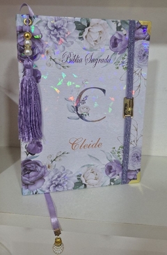 Biblia Sagrada com Harpa Cristã Personalizada -Tam M - comprar online
