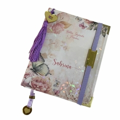 Bíblia Personalizada M Média - 13,5 x 18,5 x 2,5 - Biblia Evangélica - Lateral paginas Branca CCB -B15