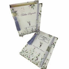 Kit de Biblia e Hinario Simples Tamanho M - Heliarte Personalizados