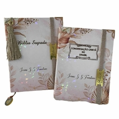 Kit de Biblia P e Hinario Musica - Heliarte Personalizados