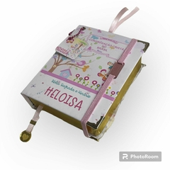 Bíblia Personalizada M Média - 13,5 x 18,5 x 2,5 - Biblia Evangélica - Lateral paginas Branca CCB -B15