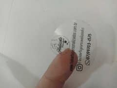 Etiquetas Transparentes - diamentro 3 cm (100 unidades) - na internet