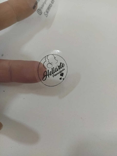 Etiquetas Transparentes - diamentro 5 cm (100 unidades)