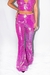 calça flare feminina paetê furta cor
