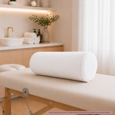 Rolo posicionador ortopédico fisioterapia exercício massagem com capa removível 20cm x 50cm