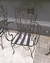 Sillones de hierro x 6 en internet