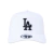 Boné New Era 9FORTY A-Frame Snapback MLB Los Angeles Dodgers Aba Curva Branco - comprar online