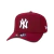 Boné New Era 9FORTY A-Frame Snapback Aba Curva MLB New York Yankees Bordo