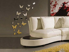 Amaonm - 21 Pegatinas De Pared Con Espejo Acrílico Extraíble - comprar online