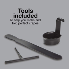 Proctor Silex 38400 Crepera Eléctrica, Plancha De 13 Pulgada - Danielle's Store