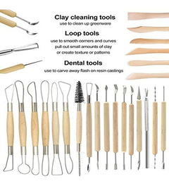 Kit 44 Herramientas De Cerámica Para Escultura De Arcilla. en internet
