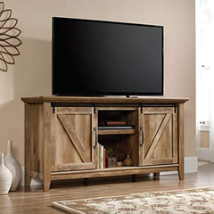 Mueble Para Tv De Madera, Color Marrón, 2 Puertas/ 2 Niveles - comprar online