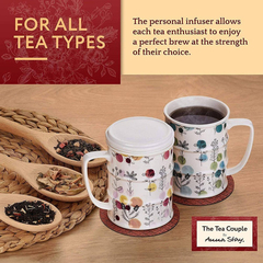 Imagen de Taza Infusora De Té The Tea Couple (juego De 2) 14 Oz...