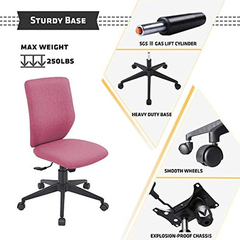 Silla De Oficina Ergonómica Sin Brazos - Danielle's Store