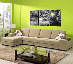 Lienzo Decorativo Con Diseño De Árbol Blanco Y Negro en internet