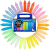 Juego De 32 Piezas - 12 Colores Grandes Con 4 Tiza Brillante