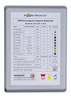 Juego De Modelo Molecular, Bioquímica.juego De 124 Piezas - comprar online