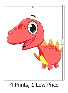 Imagen de Dinosaurios Decoración De Guardería - Joy For All Art