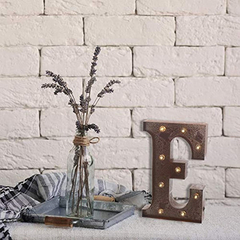 Metal Decoración Inicial De Bodas, Hogar Y Bar 12 '' - comprar online