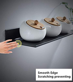 Estantería De Metal Para Baño Color Negro, 3 Unidades - tienda online