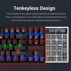 Teclado Gamer Redragon, Mecánico Red Switch Rainbow Led Rgb en internet