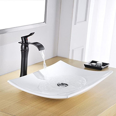 Llave Mezcladora Monocomando Para Lavabo De Baño Con Cascada - tienda online