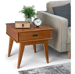 Imagen de Mueble Para Tv Y Mesa Auxiliar,madera Marrón De 59.8 in